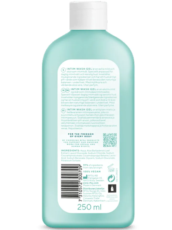 RFSU Intim Waschgel 250 ml - Intimwaschlotion 2