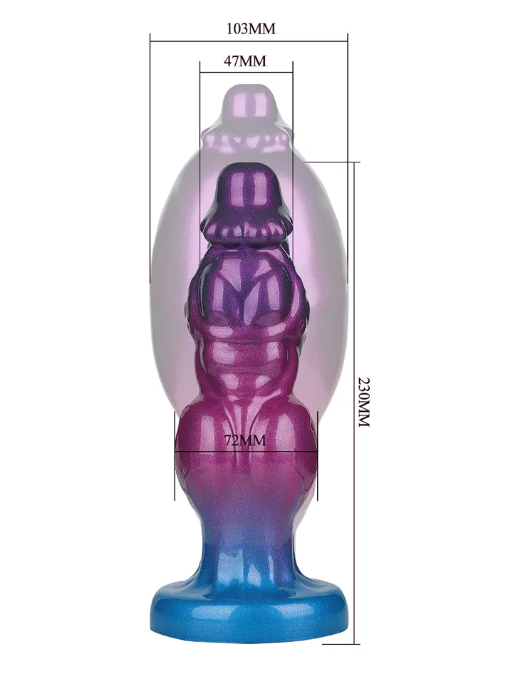 Rift Titan Inflatable Monster Silicone Dildo 24 cm - Aufblasbarer Dildo 4 [full]