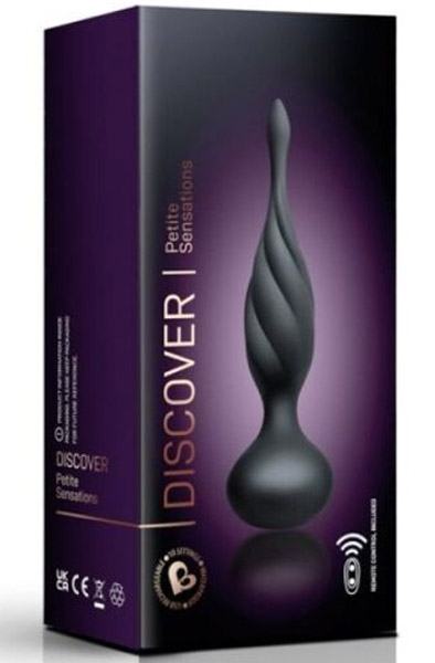 Rocks Off Discover Black - Vibrierender Analplug 3
