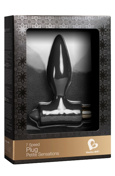 Rocks Off Petite Sensations Plug Black - Vibrierender Analplug 2