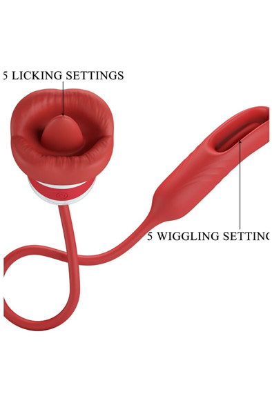 Romance Alyss Roter Mundvibrator - Vibrator 2