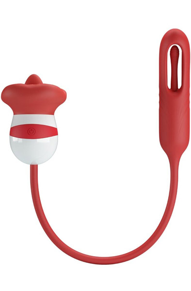 Romance Alyss Roter Mundvibrator - Vibrator 4