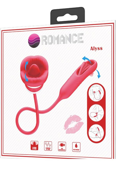 Romance Alyss Roter Mundvibrator - Vibrator 5