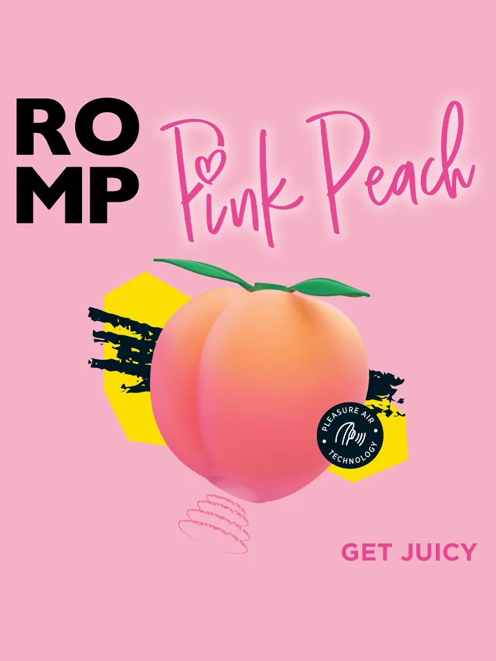 Romp Peach Clitoral Stimulator - Luftdruck-Vibrator 2 [full]