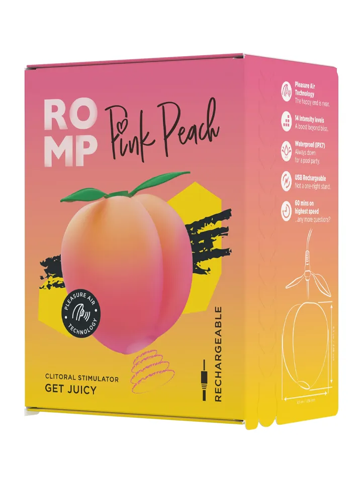 Romp Peach Clitoral Stimulator - Luftdruck-Vibrator 6 [full]