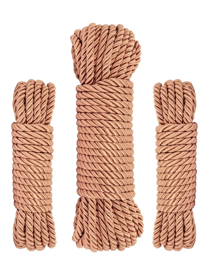 Rosy Gold Rope Set Luxury Bondage Ropes - BDSM-Rep 1 [full]