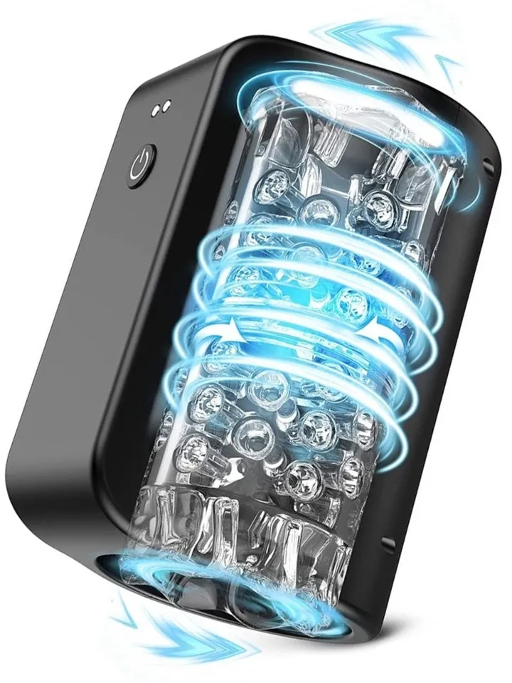 Rotating Masturbator 7 Modes Black - Automatischer Masturbator 1
