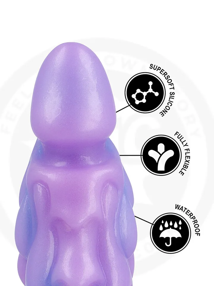 Sapphire Lunar Glow Dildo 18,5 cm - Fantasy-Dildo 4 [full]