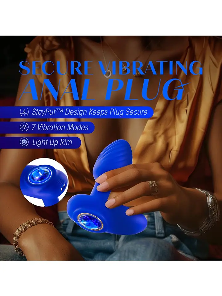 Sapphire Mystery – Vibrierender Analplug - Vibrierender Analplug 4