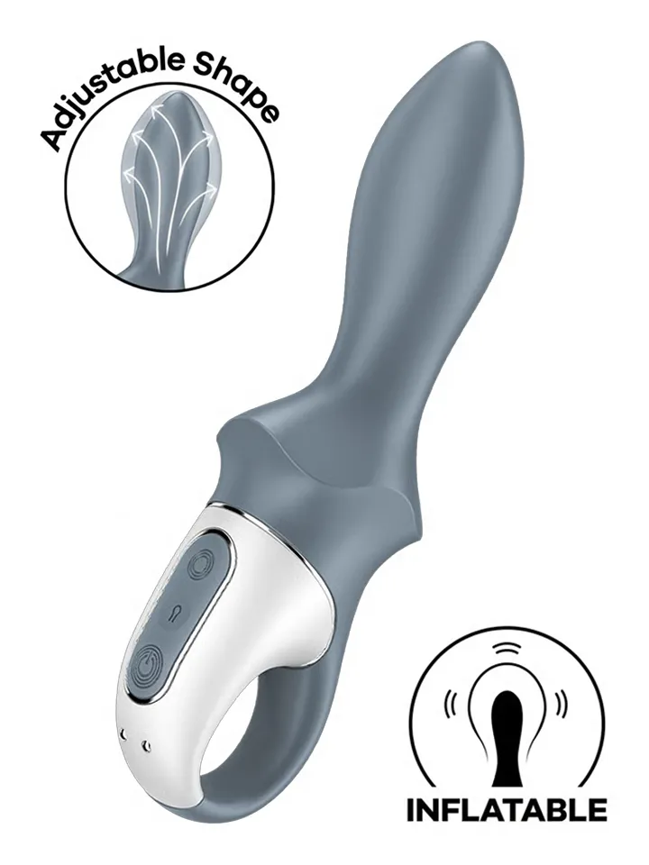Satisfyer Air Pump Booty 1 Grey - Anal-Dildo mit Vibration 1 [full]