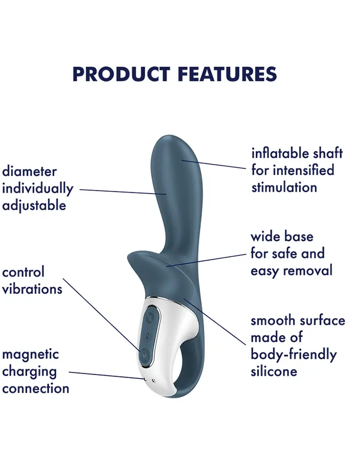 Satisfyer Air Pump Booty 2 Dark Grey - Anal-Vibrator 2