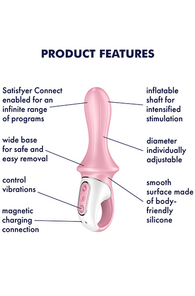 Satisfyer Air-Pump Booty 5 Pink - Anal-Vibrator 2