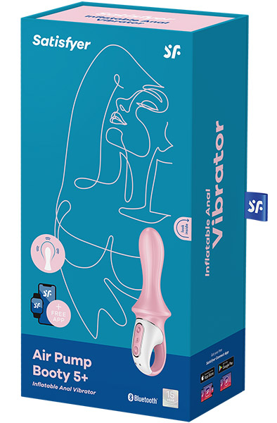 Satisfyer Air-Pump Booty 5 Pink - Anal-Vibrator 5