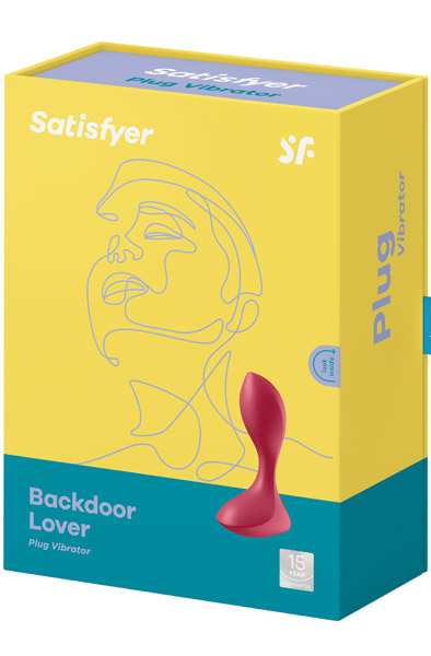 Satisfyer Backdoor Lover Plug Vibrator Red - Vibrierender Analplug 4