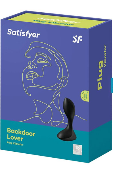 Satisfyer Backdoor Lover Vibrator Schwarz - Vibrierender Analplug 4