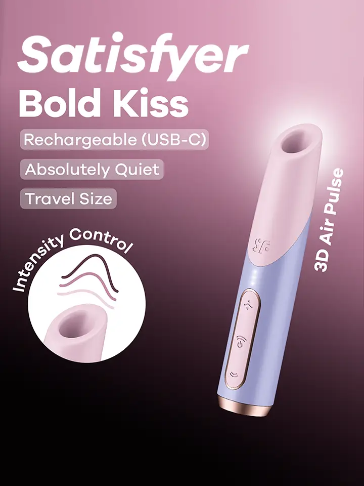 Satisfyer Bold Kiss Air-Pulse-Vibrator - Luftdruck-Vibrator 1 [full]