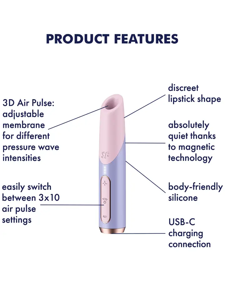 Satisfyer Bold Kiss Air-Pulse-Vibrator - Luftdruck-Vibrator 2