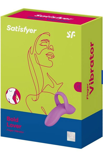 Satisfyer Bold Lover Finger Vibrator Dark Pink - Finger-Vibrator 4