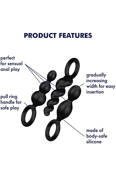 Satisfyer Booty Call Plugs - Analplug Set 2