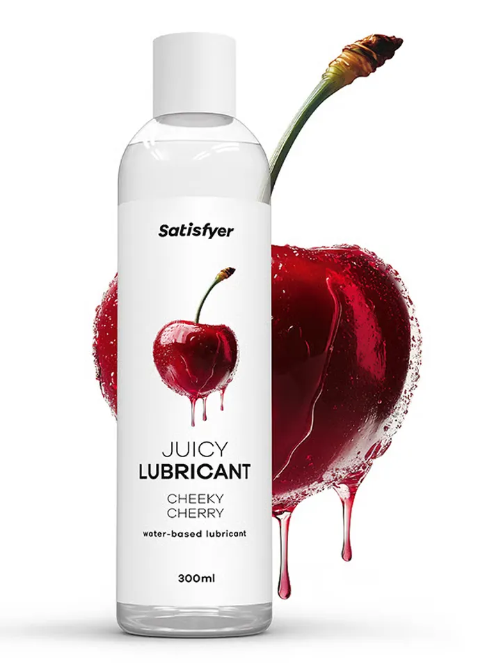 Satisfyer Cheeky Cherry Water Based Lubricant 300 ml - Wasserbasiertes Gleitmittel 2 [full]