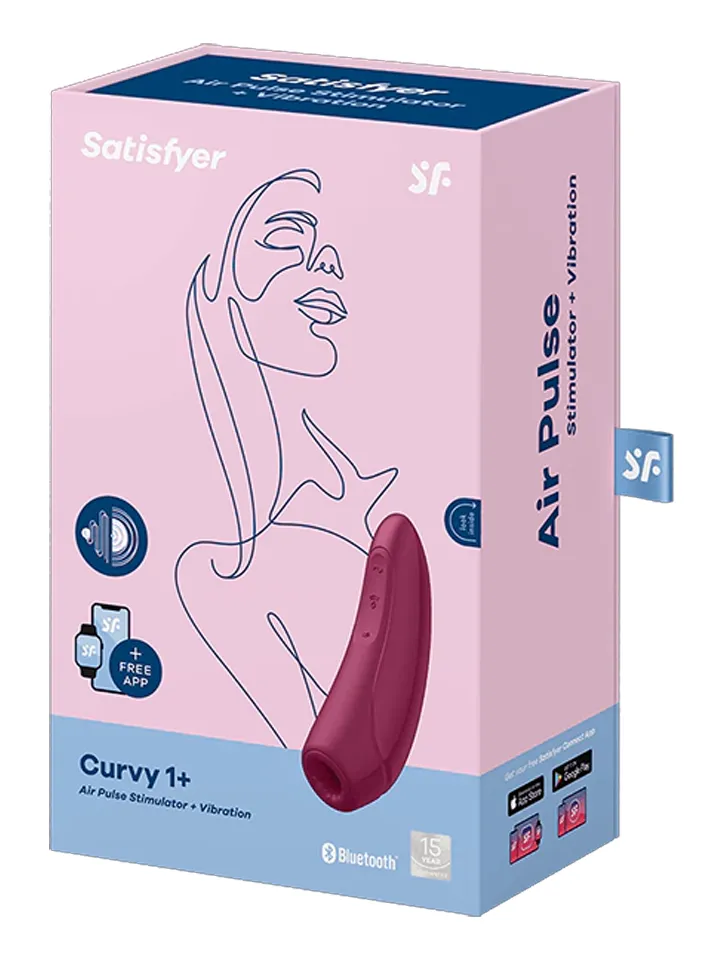 Satisfyer Curvy 1+ Rose Red - App-gesteuerter Klitoris-Vibrator 4 [full]