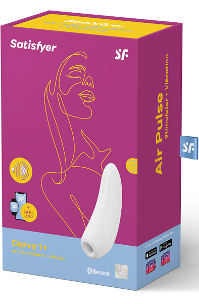 Satisfyer Curvy 1+ White - App-gesteuerter Klitoris-Vibrator 4