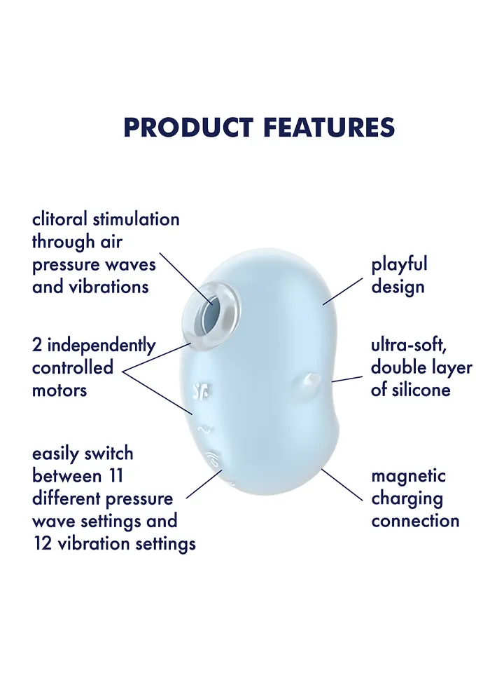 Satisfyer Cutie Ghost Blue - Luftdruck-Vibrator 2 [full]