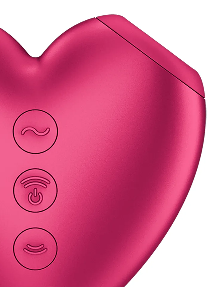 Satisfyer Cutie Heart Battery Powered - Luftdruck-Vibrator 3 [full]