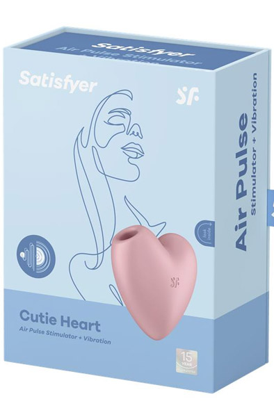 Satisfyer Cutie Heart Light Red - Luftdruck-Vibrator 5