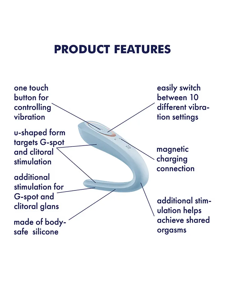 Satisfyer Double Classic Partner-Vibrator - Paarvibrator 2 [full]