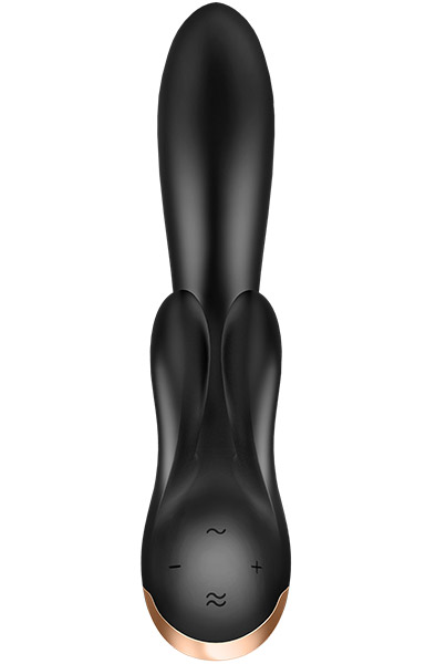 Satisfyer Double Flex Black - App-gesteuerter Kaninchen-Vibrator 3