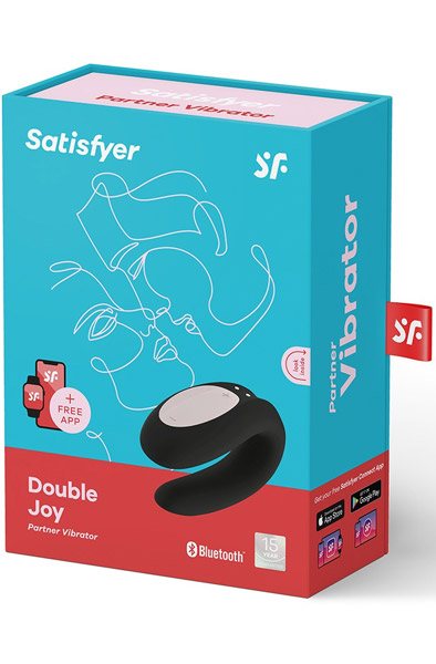 Satisfyer Double Joy Connect App Black - App-gesteuerter Vibrator für Paare 6