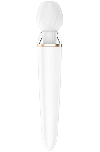 Satisfyer Double Wand-er White - Zauberstab/Massagestab 3