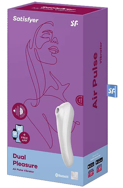 Satisfyer Dual Pleasure White - App-gesteuerter Klitoris-Vibrator 5