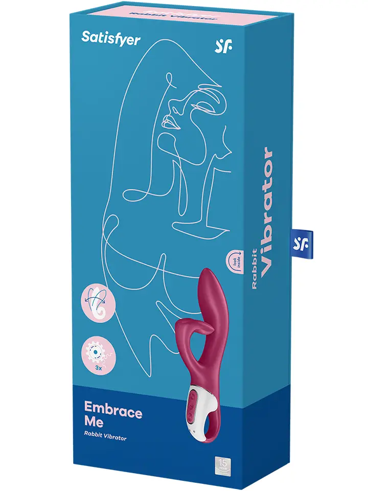 Satisfyer Embrace Me Rabbit Vibrator Berry - Rabbit-Vibrator 5