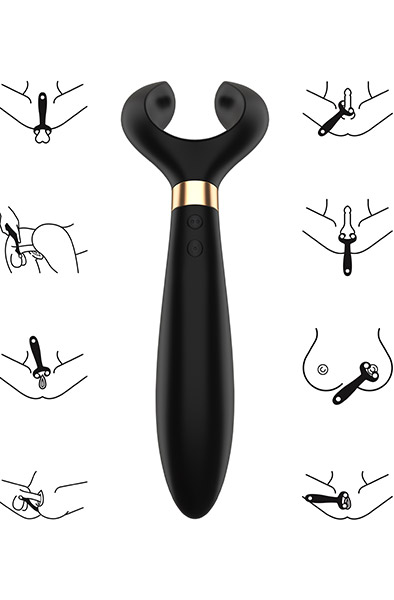 Satisfyer Endless Fun – Multifunktionsvibrator Schwarz - Paarvibrator 3