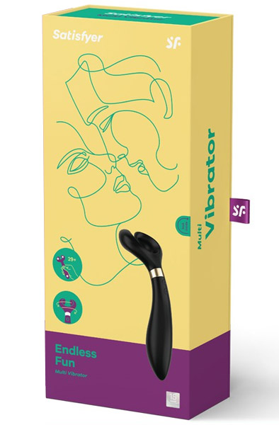 Satisfyer Endless Fun – Multifunktionsvibrator Schwarz - Paarvibrator 5