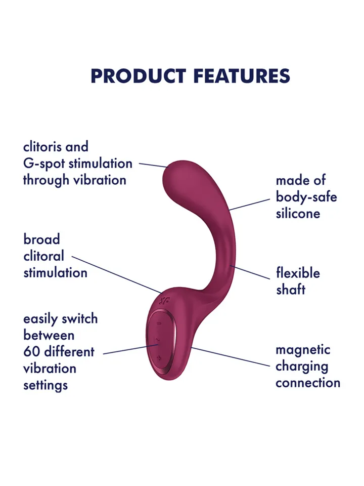 Satisfyer G for Goddess 2 Wine Red - G-Punkt-Vibrator 2 [full]