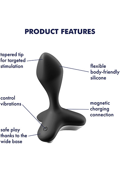 Satisfyer Game Changer Black - Vibrierender Analplug 2