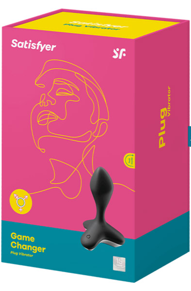 Satisfyer Game Changer Black - Vibrierender Analplug 5