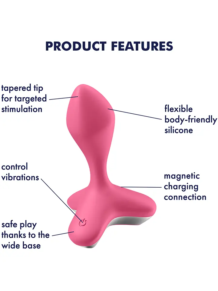 Satisfyer Game Changer Plug Vibrator Pink - Vibrierender Analplug 2