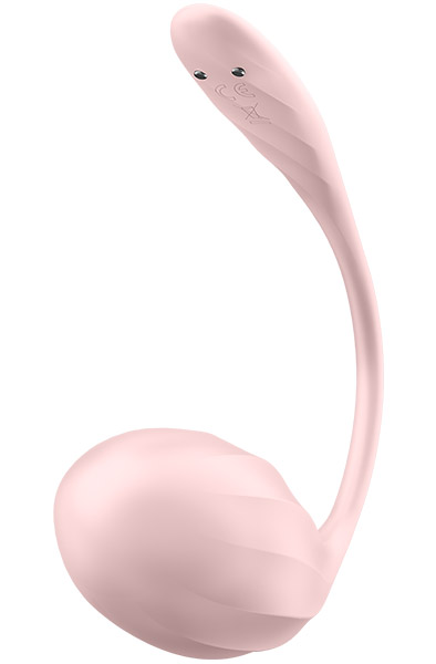 Satisfyer Gerippter Blütenblatt App Vibrator - App-gesteuertes Vibro-Ei 4
