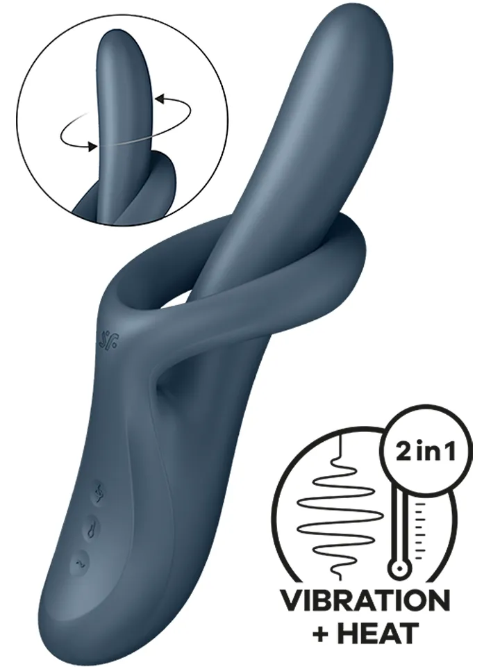 Satisfyer Heat Flex 4 Grey - G-Punkt-Vibrator 1
