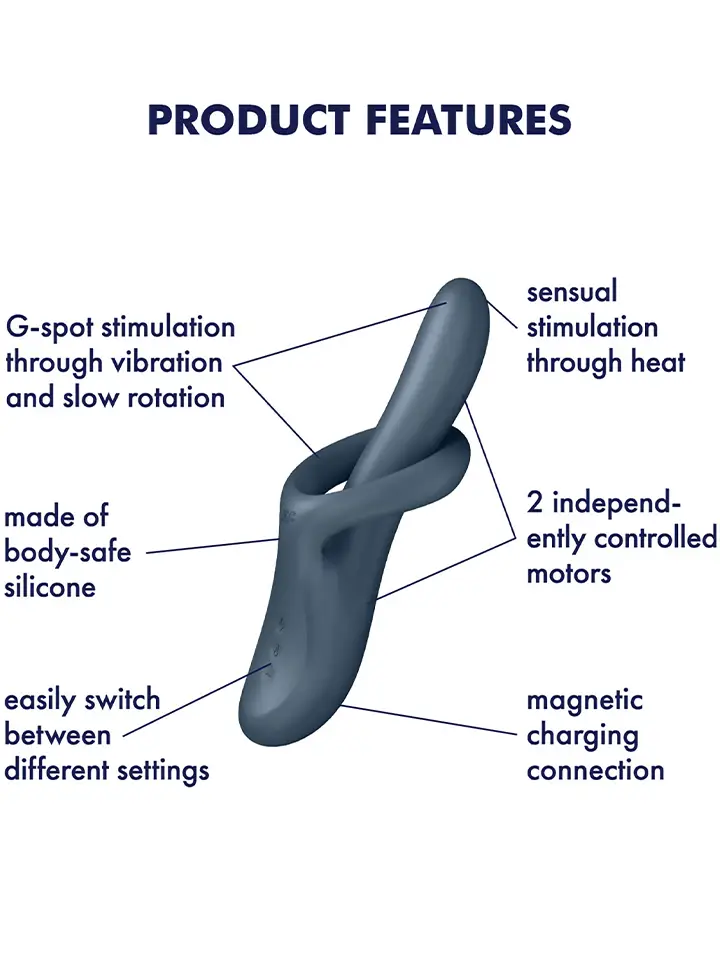 Satisfyer Heat Flex 4 Grey - G-Punkt-Vibrator 2