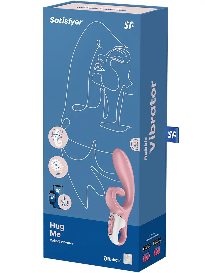 Satisfyer Hug Me Rabbit Vibrator Pink - Rabbit-Vibrator 6