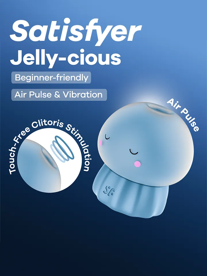 Satisfyer Jelly-Cious Baby Blue - Klitoris-Vibrator 1 [full]