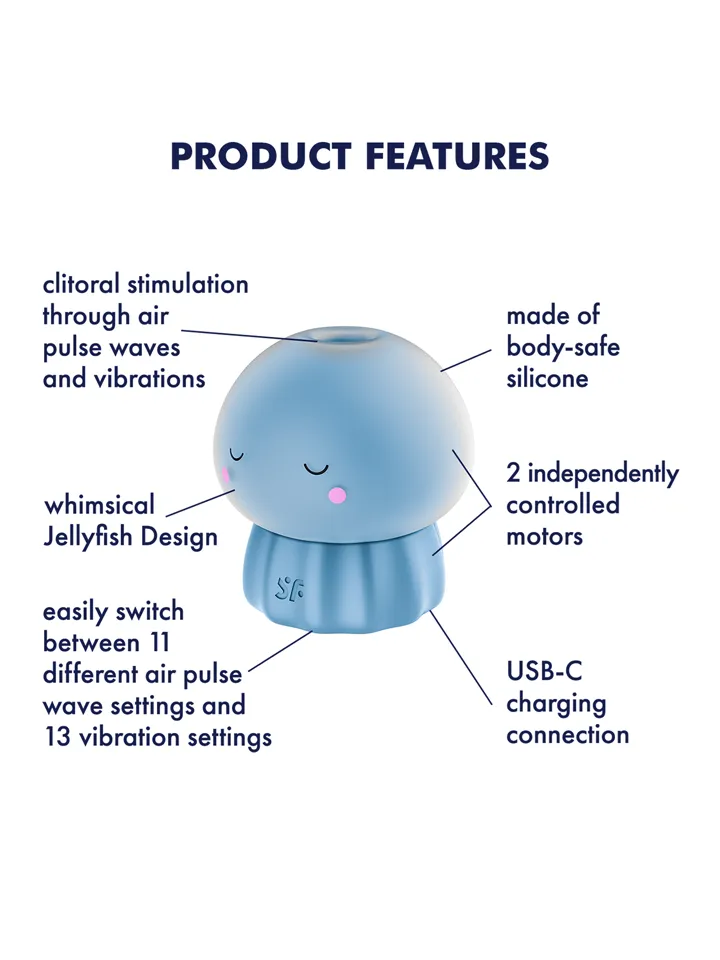 Satisfyer Jelly-Cious Baby Blue - Klitoris-Vibrator 2 [full]