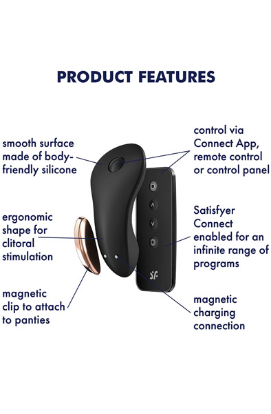 Satisfyer Little Secret Black - Vibrationshöschen 2