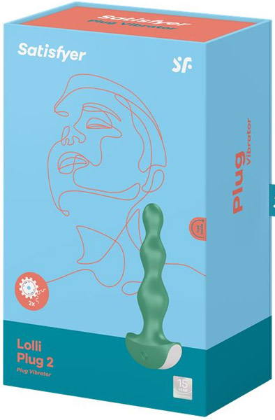 Satisfyer Lolli Plug Vibrator 1 Green - Vibrierende Analperlen 3