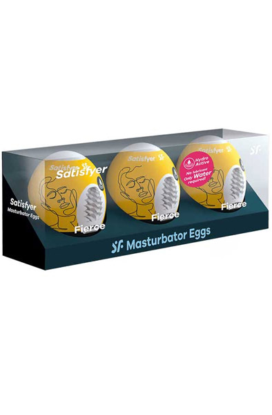 Satisfyer Masturbator Egg Fierce 3er-Pack - Eier laufen lassen 4